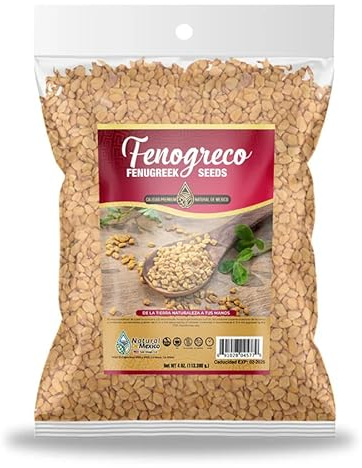 Semillas de Fenogreco Fenugreek Seeds Herbal Tea 4 oz.-113g Natural Mexican Herb Hierba Wild Crafted Natural De Mexico