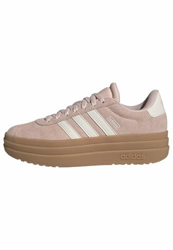 Adidas Unisex - Bambini e Ragazzi VL Court Bold Shoes Junior, Blush Pink/off White/Gum 3, 38 EU