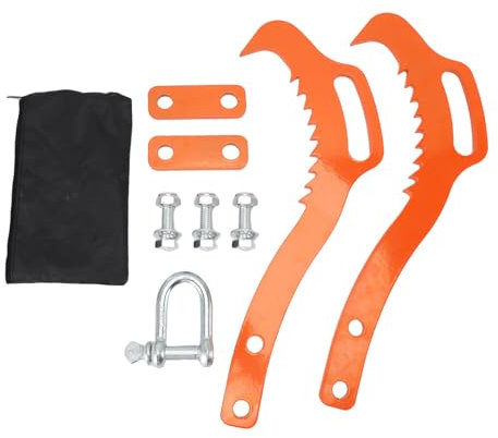 Brapple à Bûches Longues, Acier en Alliage en Acier Non Glissant en Rondins de Lambeaux de Levage de Bois de Bois adapté au Chargement de Déchargement de la Manipulation de Bois