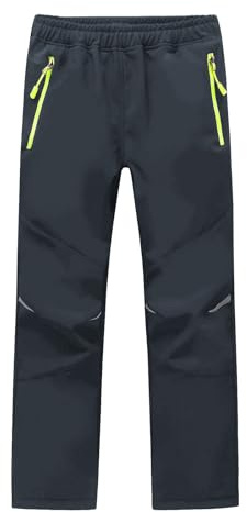 Garçons Filles Pantalon Ski Enfant Outdoor de Montagne Imperméable Chaud Softshell Thermique
