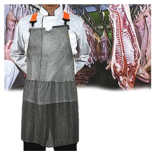 LCYDMJ Tablier Tablier De Fil en Acier Métallique, Protection Anti-tronçonneuse Anti-tronçonneuse Anti-tronçonneuse Anti-tronçonneuse, Protection De Sécurité for L'abattoir