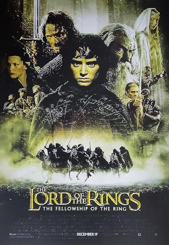 KUSTOM ART Póster decorativo de pared, serie de carteles de película de celebridades The Lord Of The Rings El Señor de los Anillos, impresión artística sobre papel de pátina de 42 x 30 cm sin marco