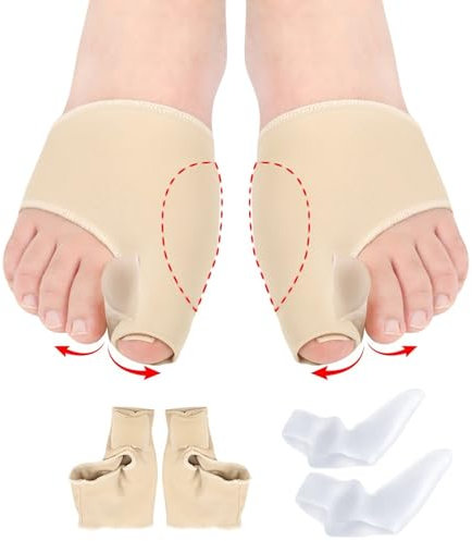 Unnderwiss Corrector de juanetes separador dedos pie separadores de dedos de los pies,juanetes corrector nocturno y dia corrector juanetes mujer separador de dedos del pie