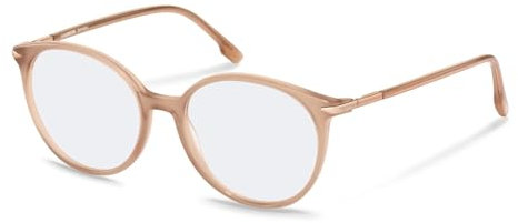 Rodenstock ROUNDED Azetat Brillen in Rose, Rose Gold für Herren, Brille mit Sehstärke, optional mit Sonnenbrillen tönung oder Blaulichtfilter (Modell R5364)