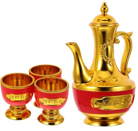 OUNONA Bol De Culte Tibétain Gobelet Bol Coupe Offrande Tibétaine Ensemble De Coupes De Culte Mini Calice Bouddhiste Chinois Fourniture De Bouddha Tasse Offrande