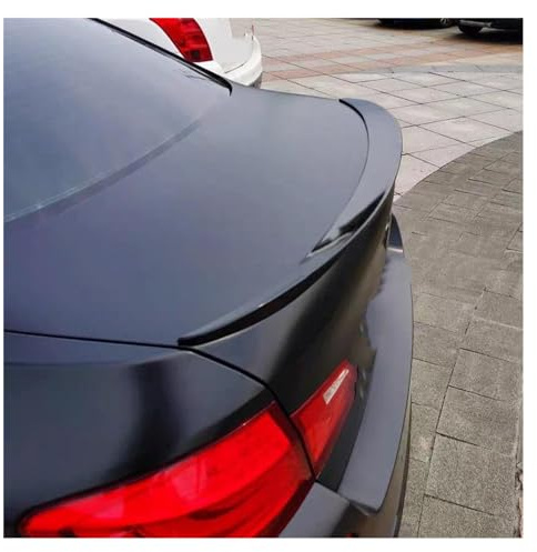 Bil Bakvinge Svansvinge ABS Plastlackerad Färg Exteriör Bil Bakre Stjärtvinge Trunk Spoiler För BMW 5-serie För M5 520 528 525 F10 F18 P STYLE 2011-2014 2015 2016 2017(Glossy Black)