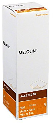 Smith & Nephew Set de 100 Melolin Compresse Stérile 5 cm x 5 cm