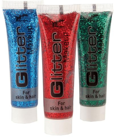 Jofrika Glitter Make-Up blau, 20ml