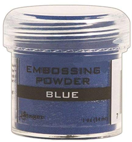 Ranger Embossing Powder-Blue Blaues Prägepulver, Papier, 18 Grams