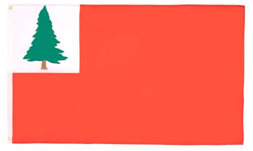 AZ FLAG - Flagge Neuengland - 150x90 cm - Englische Fahne 100% Polyester mit Messing-Ösen - 110g