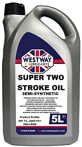 2 Stroke Oil Semi-Synthetic Low Smoke 5L 5 Litres