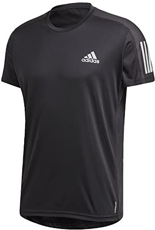 adidas Men's Own The Run Tee, Black, X-Large