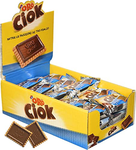 Saiwa Oro Ciok Espositore da Banco - Confezione da 30 pezzi da 25 g - Showbox