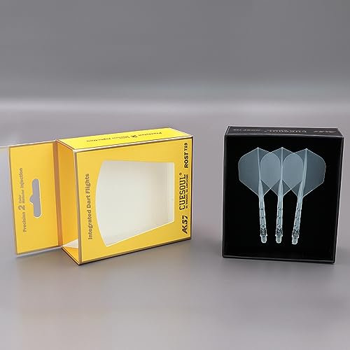 CUESOUL ROST T19 Integrierter Dartschaft und Flight, Standardform, 3er-Set