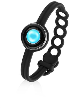 TOTWOO Pulseras de pareja de dulces de larga distancia con vibración colorida e iluminada, para parejas de amor, regalos de relación a larga distancia para novia, joyería de emparejamiento Bluetooth,
