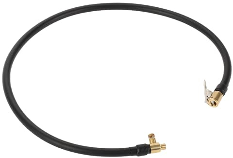 A ABSOPRO Tubo di prolunga per gonfiatore pneumatici Durevole 31,50 pollici M8x0.8 8mm ID Adattatore tubo di prolunga per pompa dell'aria Valvola pneumatici in gomma nera 1 pezzo