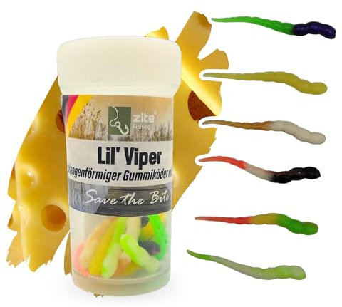 Zite Fishing Lil' Viper Schock Mix Käse 4,5 cm 12 Stück
