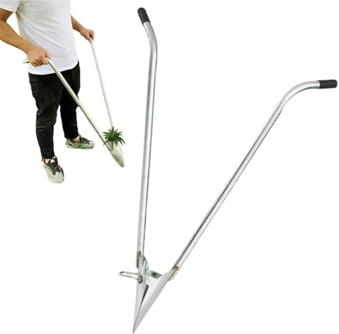 Plantador manual de plantas - Herramienta para plantar bulbos, plantador portátil de plántulas de mano | Plantador de plántulas de verduras multifuncional de tallo largo para la agricultura