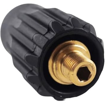 BUBEFSKD Adaptateur de machine G1/4 pour nettoyeur haute pression - Raccord rapide - Accessoire de lavage sous pression - Accessoire en laiton - Adaptateur pour espace extérieur