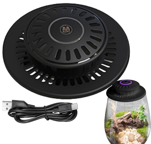 Lampada per piccole piante – LED orientabile da 3 W, base girevole | Lampada per piantes multifunzionale, bottiglia di muschio per piante grasse, muschio, mini giardinaggio, terrario