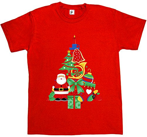 Fancy A Snuggle Christmas Tree Made of Bells Stocking Santa Red Mens Cotton Short Sleeve T-Shirt Size XXXL 3XL