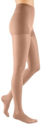medi mediven elegance Kompressionsstrümpfe Kompressionsstrumpfhose | CCL2 | Größe: VI | Offene Spitze | Normal | Ohne Haftband