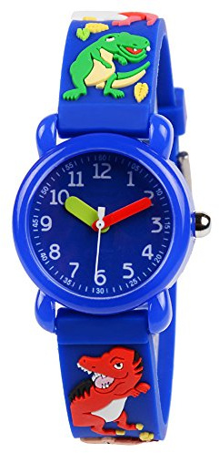 Kids Watches 3D Cute Dinosaur Cartoon Wrist Watches for Boys Girls Ages 3-8