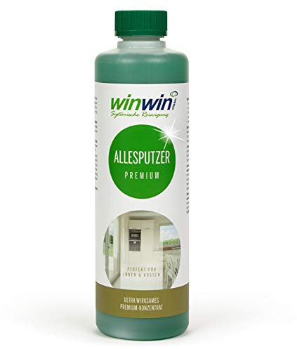 winwinCLEAN® Allesputzer Premium I Allzweckreiniger I Hochkonzentrierter Universalreiniger für Haushalt, Küche, Bad, Böden, Auto, uvm. | Materialschonend Umweltverträglich & mit Frischeduft | 500ml