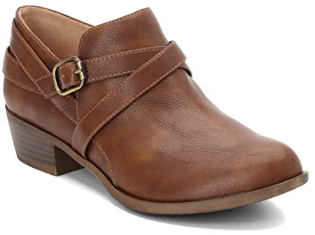 LifeStride Women's ADLEY Boot, whiskey, 7 M US