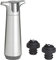Trudeau 0971502 Origin Weinpumpe mit 2 Verschlüssen, 14 cm, Grau