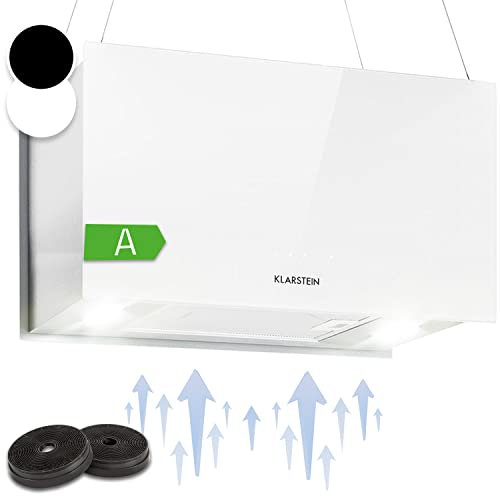 Klarstein Campana Extractora de Isla para Cocina | 590 m³/h, Temporizador, 3 Niveles, Altura Regulable, Filtros de Carbón Activo, Campana