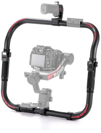 TILTA Advanced Ring Grip pour DJI RS 4/RS 4 Pro/RS 2/RS 3 Pro, Handheld Ring Grip Double Anneau de Guidon avec poignée de télécommande et poignée de Commande d'objectif sans Fil TGA-ARG