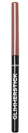 Avon Perfilador de Labios Glimmerstick Avon Tono Blush Nude - Define y Contornea con Vitaminas C y E - Perfilar con un Color Intenso - Labios con Volumen - Color Nude Rosado