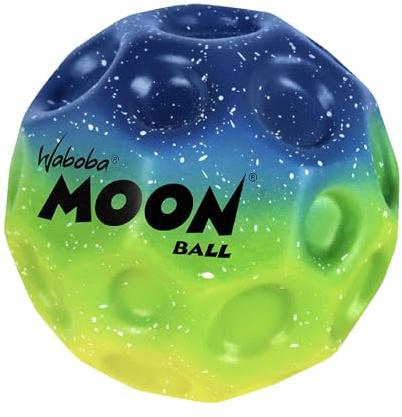 Waboba Gradient Ball - Pelota Super Rebote - Pelota de Colores neón para Uso en Interiores y Exteriores Todas Las Edades - Emite Sonidos al rebotar - Fácil de agarrar - Undersea