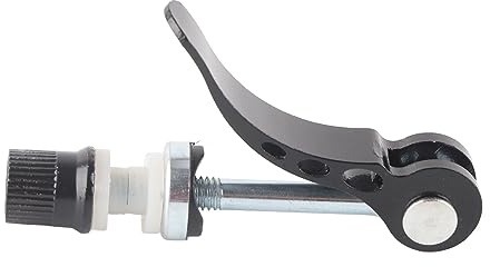 Akozon QR Quick Release Seat Post Clamp, M6 60mm Cycle Saddle for Scooter Mountain Bicycle Road Bike, Aluminium Alloy Seatpost Clamp