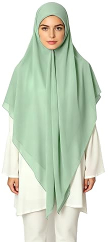 Premium chiffong hijab huvudscarf sjal för muslimska kvinnor fyrkant 145 x 145 cm