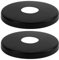 PEPTE 2 x 26mm G3/4 Noir Collier Soupape Trou Couverture Robinet Rosace de Robinet Acier Cache Tuyau De Douche