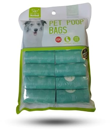 Sacchetti di ricambio per cani | sacchetti per escrementi | 12 pezzi di ricambio | Pet Poop Bags