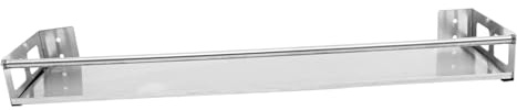 Ipetboom Mensola Porta Spezie da Muro in Acciaio Inossidabile Organizer per Cucina con Base Rimovibile Mensolina Porta Spezie Resistente e Facile da Montare per Olio e Condimenti