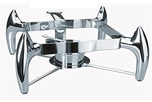 Lacor 69087 - Soporte Chafing Dish Luxe Gn 2/3 - Almacenaje Profesional | Organiza y mantiene todo a mano; diseñado para acompañarte en tus preparaciones diarias con comodidad y buen resultado