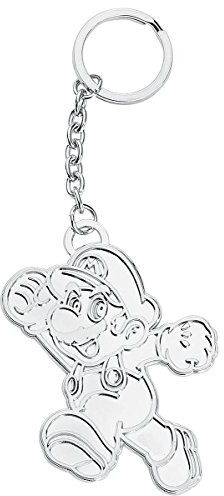 Nintendo - Silver Mario Sleutelhanger