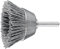 PFERD Topfbürste ungezopft TBU | Ø 50mm Schaft-ø 6mm SiC-Filament-ø 0,90 | 43298013 – für Geradschleifer, Bohrmaschinen, Biegwellen
