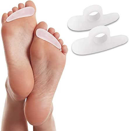 Anello per alluce valgo, correzione dita a martello, cuscinetto in silicone per dita dei piedi