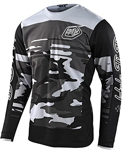 Radfahren Jersey Herren Mountainbike Motocross Jersey Langarm MTB T-Shirt,Shirt Downhill Fahrrad Jersey Schnelltrocknend (Color-26,XXL)