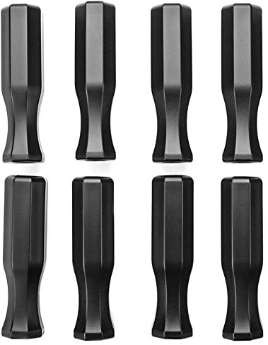 Rfeeuubft ZubehöR für TischfußBallgeräTe Kickergriffe Achteckige Kunststoffgriffe für Standard TischfüßE (8 StüCke)