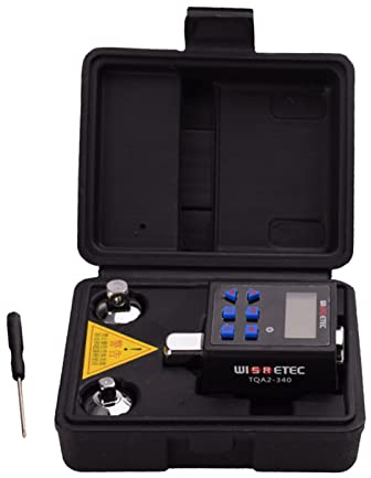 Folpus 0.3-340 N.M Adjustable Torque Meter Wrench,Electronic Digital Display Digital Angle Torque Adapter for Railway Testing Machinery Aviation, TQA2-340