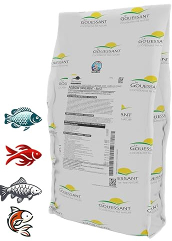 Aliment Poisson d'ornement (koï, Poisson Rouge...) - Sac 15 kg (Taille : 3)