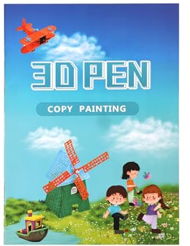 20 Pages 40 Patterns 3D Pen Drawing Book Templates, with a Reusable Transparent PVC Drawing Board, 3D Art Pen Accessories for Adults Starter for 3D Printing Pen Suitable for Aged 16 and Above