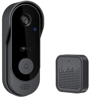 Timbre Inteligente for casa, Monitor de visión Nocturna, cámara de Video HD, Timbre WiFi, Timbre de Seguridad, intercomunicador de Puerta Impermeable for el hogar