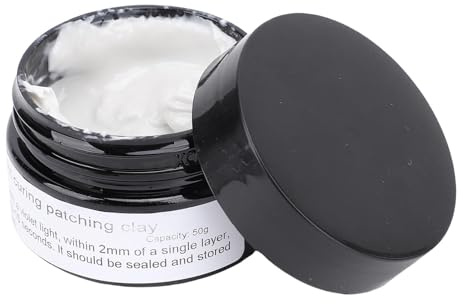 Marhynchus Ultra Violeta Curado Masilla Curado Curado Curado Uv Arcilla 50g Resina Reforzada de Fibra para Manualidades de Impresión 3D Reparaciones de Modelos de Arte de Uñas